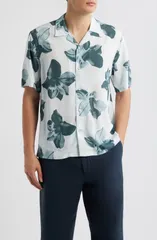 ラグアンドボーン メンズ トップス シャツ フラワー柄 フラワー rag bone Avery Floral Camp Shirt Mint ミントのサムネイル