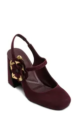 カール ラガーフェルド レディース シューズ パンプス KARLAGERFELD PARIS Pierra Slingback Pump Wine ワインのサムネイル