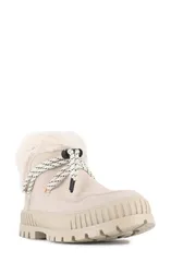 パラディウム レディース シューズ ブーツ・レインブーツ Palladium Pallashock Lo Hiver Waterepellent Faux Fur Boot Almond Milkのサムネイル