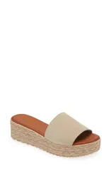 コルダーニ レディース シューズ サンダル プラットフォーム Cordani Bizzy Espadrille Platform Wedge Slide Sandal SandArena Suede サンド