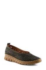 スプリングステップ レディース シューズ パンプス Spring Step Carosa Wedge Pump Black ブラック