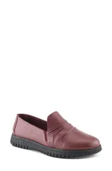 スプリングステップ レディース シューズ スリッポン・ローファー Spring Stepatton Loafer Dark Red レッド