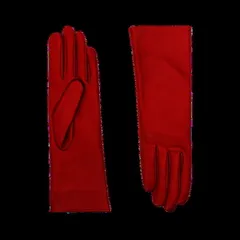 アニェル レディース アクセサリー 手袋 Agnelle Christina Lambskin Glove Lined in Cashmere Cardinalのサムネイル