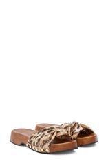 ガニー レディース シューズ ヒール プラットフォーム サンダル Ganni Tia Fairy Platform Slide Sandal Argan Oil