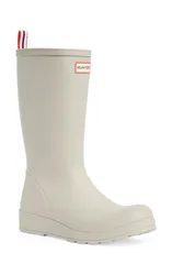 ハンター レディース シューズ ブーツ・レインブーツ トール Hunter Original Play Tall Waterproof Rain Boot Zinc