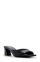 アルド レディース シューズ ヒール サンダル ALDO Byanka Slide Sandal Open Black ブラック