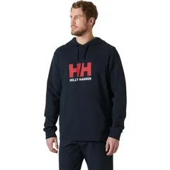 ヘリーハンセン メンズ アウター パーカー・スウェット ロゴ Helly Hansen Logo Hoodie 20 Mens Navy ネイビーのサムネイル