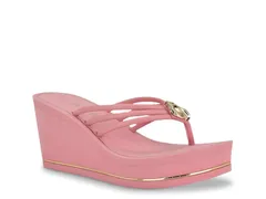 ゲス レディース シューズ サンダル GuessSabrie Wedge Sandal Pink ピンクのサムネイル