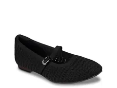 スケッチャーズ レディース シューズ パンプス SkechersCleo Snip Flat Black ブラックのサムネイル