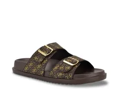 ゲス メンズ シューズ サンダル GuessVeribno Sandal Dark Brown ブラウン