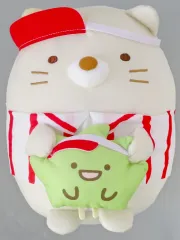 【中古】ぬいぐるみ ねこ おおきなころっとBIGぬいぐるみ 「すみっコぐらし×ラウンドワン」 ラウンドワン限定