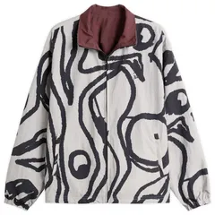 バイ パラ メンズ アウター パーカー・スウェット By Parra Freak Scene Reversible Track Top Grey グレーのサムネイル