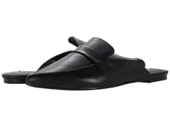 スティーブ マデン レディース シューズ スリッポン・ローファー Steve Madden Flavor Flat Mule Black Leather ブラックのサムネイル