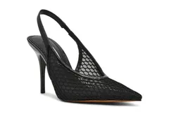 スティーブ マデン レディース シューズ ヒール Steve Madden Andromeda Black Mesh Crochet ブラックのサムネイル