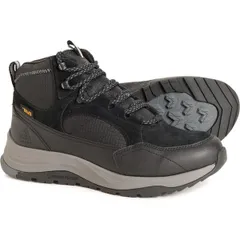テバ メンズ シューズ ブーツ・レインブーツ レザー Tevauroris Hiking Boots Waterproof Insulated Leather For Men Black ブラックのサムネイル