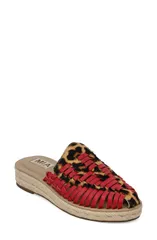 ミアリミテッドエディション レディース シューズ サンダル MIA Limitedition Erin Espadrille Muleopard Red レッド