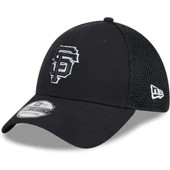 ニューエラ メンズ アクセサリー 帽子 Mens New Era San Francisco Giants Evergreen Black White Neo 39THIRTY Flex Hat Black ブラック
