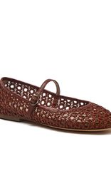 ランズエンド レディース シューズ パンプス Lands End Woven Mary Jane Flats Cognac