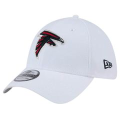 New Era Men's Accessories Hats Mens New Era White Atlanta Falcons Main 39THIRTY Flex Hat White