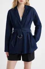 ラグアンドボーン レディース アウター ジャケット・ブルゾン デニム ブレザー rag bone Mandi Beltedenim Blazer Ocean Rinse デニムのサムネイル