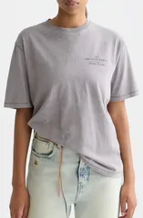 スコッチアンドソーダ レディース トップス Tシャツ コットン グラフィック Scotch Soda x Basquiat Cotton Graphic TShirt Steel Grey グレーのサムネイル