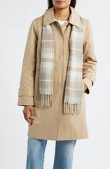 ロンドンフォグ レディース アウター ジャケット・ブルゾン コート London Fog Short Raincoat with Scarf Stone ストーンのサムネイル