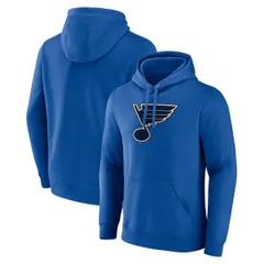 ファナティクス メンズ アウター パーカー・スウェット ロゴ FANATICS Mens Blue St Louis Blues Primary Logo Pullover Hoodie Blue ブのサムネイル