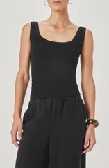 スプレンディット レディース トップス シャツ Splendid Josie Tank Black ブラックのサムネイル