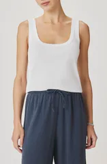 スプレンディット レディース トップス シャツ Splendid Josie Tank White ホワイトのサムネイル