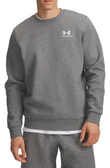 アンダーアーマー メンズ アウター パーカー・スウェット クルーネック Tシャツ フリース Under Armour UA Icon Fleece Crewneck TShirt 012 Pitch Gray Medium グレー
