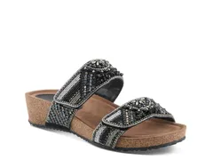 アズーラ レディース シューズ サンダル AzuraBahamian Wedge Sandal BlackMulticolor ブラックのサムネイル