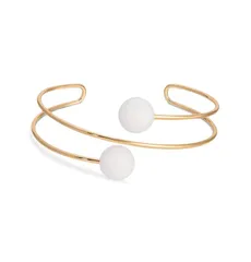 エティカ レディース アクセサリー ブレスレット・バングル・アンクレット キャップ ケープ Ettika Summer Escape Stone Cuff Bracelet Bone ストーンのサムネイル