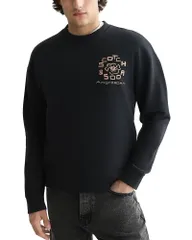スコッチアンドソーダ メンズ アウター パーカー・スウェット リラックスフィット シャツ Scotch Soda Front and Back Artwork Relaxed Fit Sweatshiのサムネイル