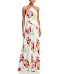 ミリー レディース トップス ワンピース マキシ MILLY Leda Maxi Dress White Multi ホワイトのサムネイル