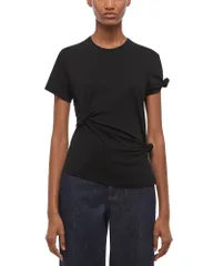 ヘルムート ラング レディース トップス Tシャツ Helmut Lang Knot Baby Tee Black ブラックのサムネイル