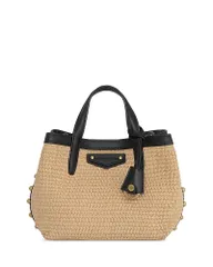 レベッカミンコフ レディース バッグ Rebecca Minkoff Riley Small Raffia Tote Bag Naturalのサムネイル