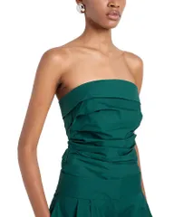 プロエンザ スクーラー レディース トップス シャツ ストラップレス Proenza Schouler White Label Maisy Strapless Top in Poplin Spruceのサムネイル