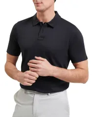 テッドベーカー メンズ トップス ポロシャツ Ted Baker Connall Softouch Polo Shirt Black ブラックのサムネイル