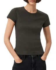 オールセインツ レディース トップス Tシャツ ALLSAINTStevie Tee True Khaki カーキのサムネイル
