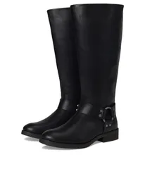 フライ レディース シューズ ブーツ・レインブーツ Frye And Co Kellie Harness Wide Calf Black ブラックのサムネイル