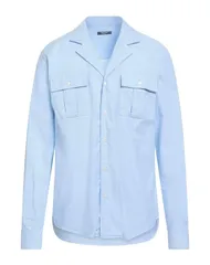 バルマン メンズ トップス シャツ BALMAIN Sky Blue ブルーのサムネイル
