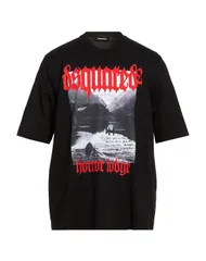 ディースクエアード メンズ トップス Tシャツ DSQUARED2 Black ブラック