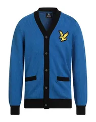 ライルアンドスコット メンズ アウター カーディガン LYLE SCOTT Azure Blue ブルーのサムネイル