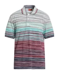 ミッソーニ メンズ トップス ポロシャツ MISSONI Light Green グリーンのサムネイル