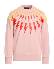 ニールバレット メンズ アウター パーカー・スウェット NEIL BARRETT Pale Pink ピンクのサムネイル