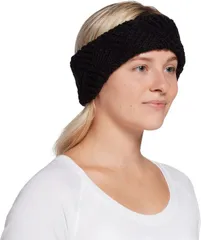 ノースイースト レディース アクセサリー 帽子 Northeast Outfitters Womens Cozy Diamond Weave Headband Black ブラック