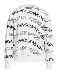 ヴェルサーチ メンズ アウター パーカー・スウェット VERSACE JEANS COUTURE White ホワイトのサムネイル