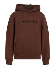 ランバン メンズ アウター パーカー・スウェット LANVIN Chocolate Brown ブラウンのサムネイル