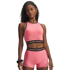 アンダーアーマー レディース トップス タンクトップ メッシュ Under Armour Womens HeatGear Mesh Tank Bittersweet PinkPosh Pink ピンクのサムネイル