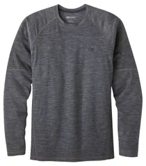 アウトドアリサーチ メンズ トップス シャツ Outdooresearch Mens Alpine Onset Crew Charcoal Heather チャコールのサムネイル